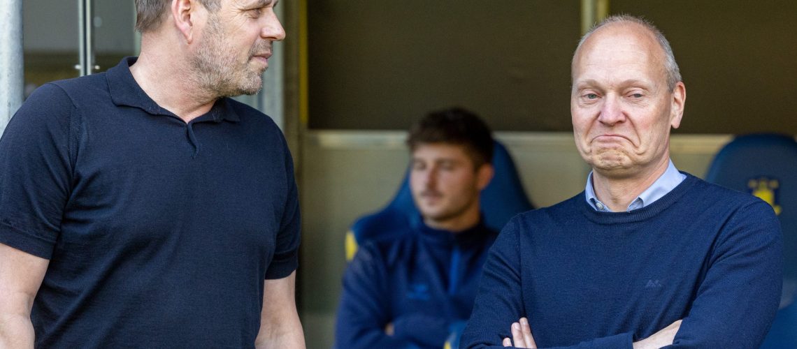 Carsten V. Jensen, fodbolddirektør [P7892](Brøndby IF), Niels Frederiksen, cheftræner [P7881](Brøndby IF)